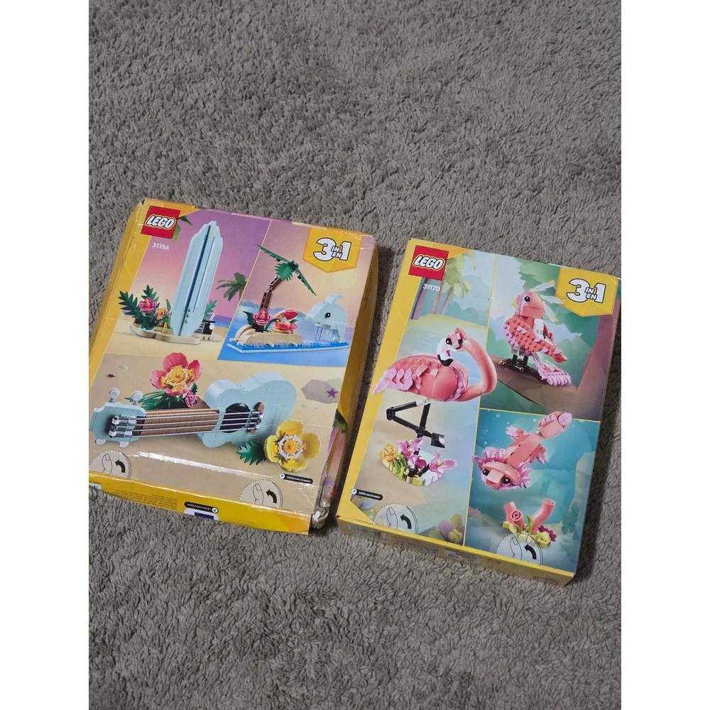LEGO Creator 3-in-1 Ukulele‎ & Flamingo Bundle – New, Unopened (Damaged Box) - Picture 3 of 7